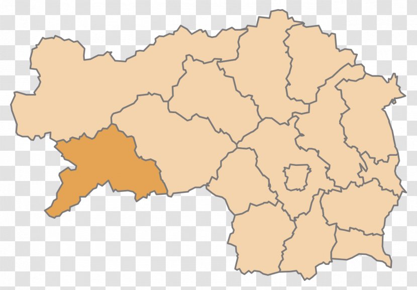 Murau District Deutschlandsberg Of Austria Liezen Murtal - Map Transparent PNG