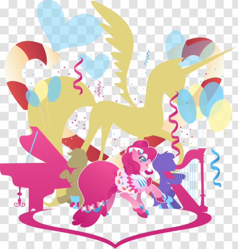 Pinkie Pie My Little Pony: Friendship Is Magic Fandom Fluttershy - Heart - Gallop Transparent PNG