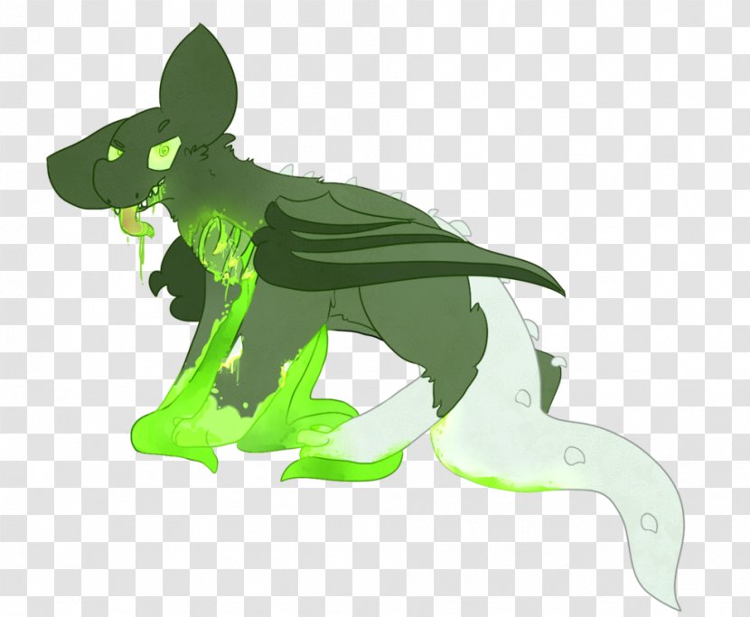 Mammal Reptile Cartoon Green - Mythical Creature - Eel Transparent PNG