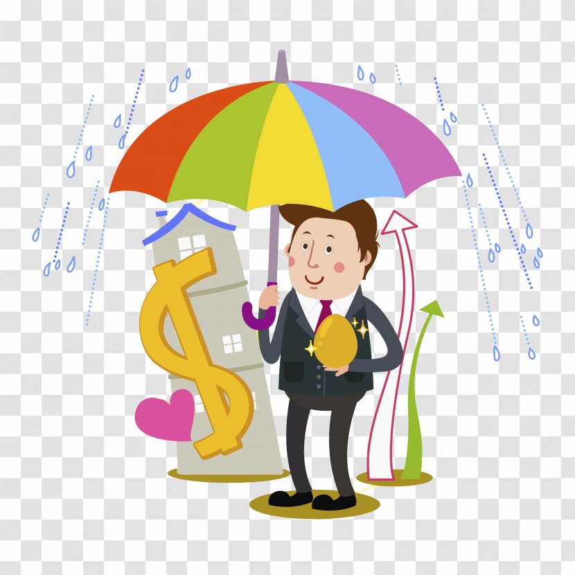 Economy Weather - Suit Man Transparent PNG