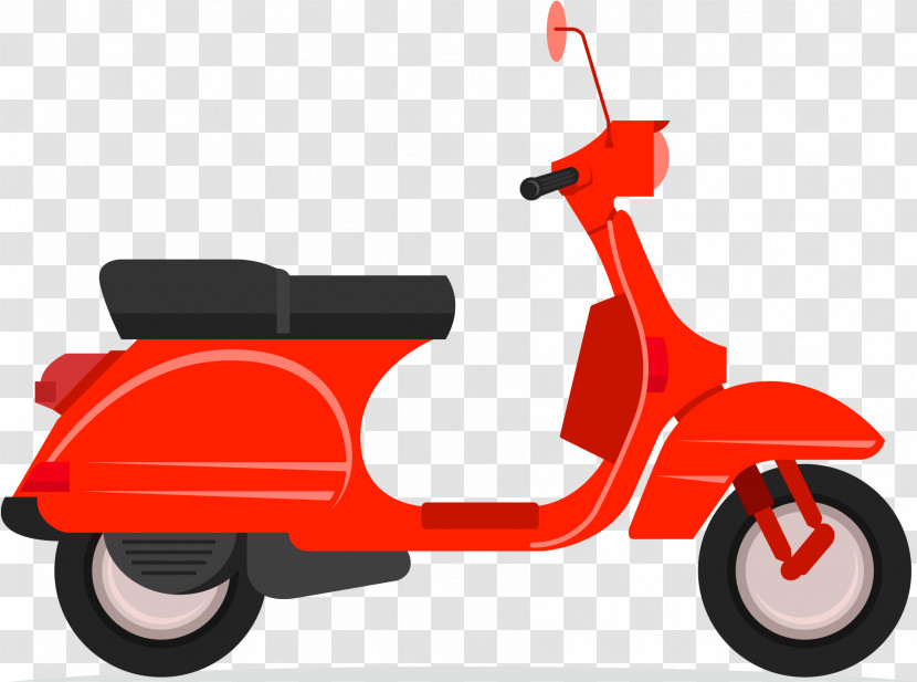 Piaggio Scooter Motorcycle Kick Scooter Moped Transparent PNG
