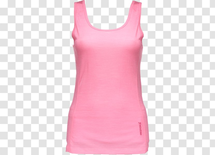 Gilets Sleeveless Shirt Pink M Shoulder - Heart - Dress Transparent PNG