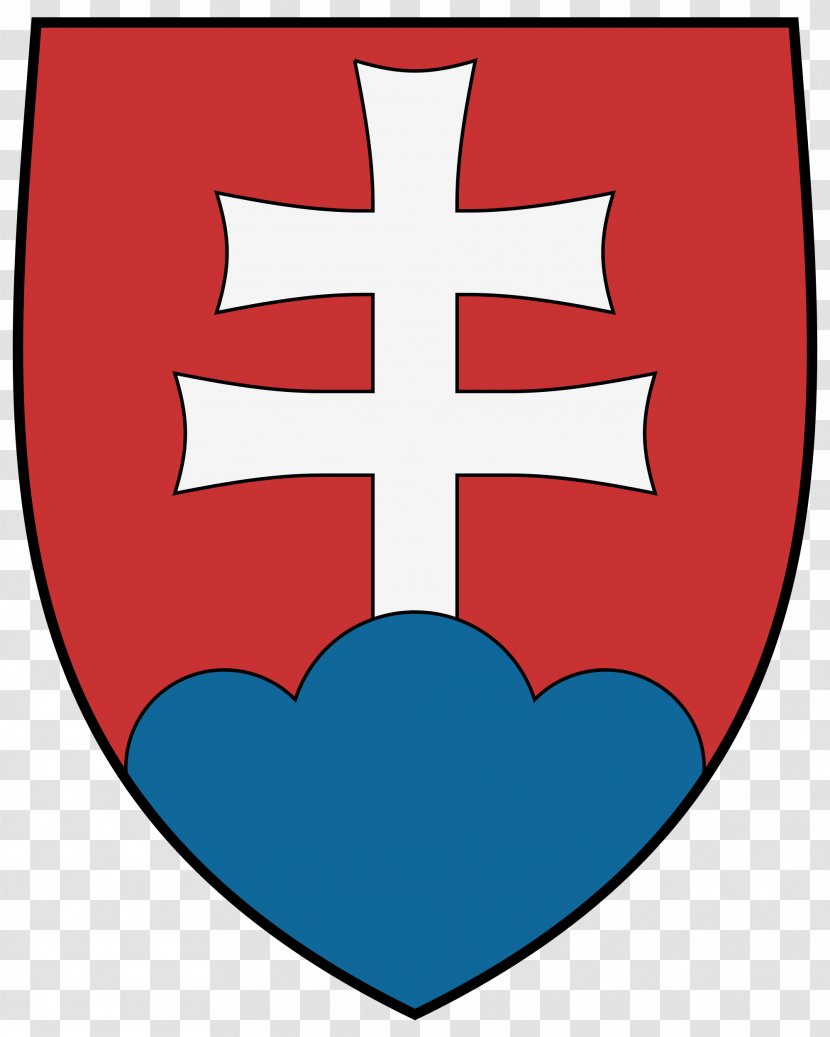 Coat Of Arms Slovakia Flag T-shirt - Cross - Michael I Romania Transparent PNG