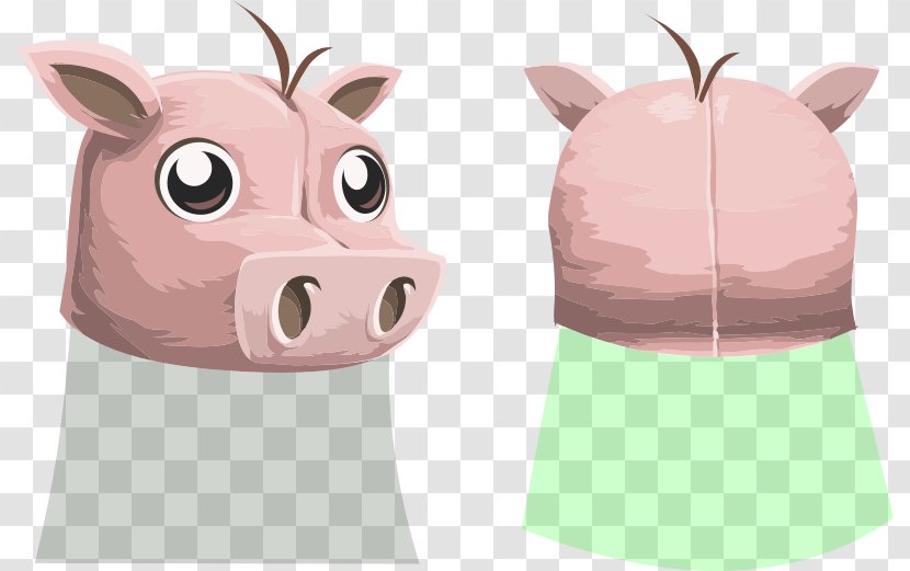 Domestic Pig Ham Clip Art Roast - Pink Transparent PNG