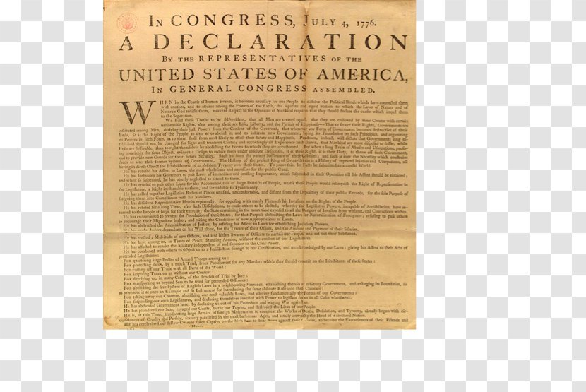United States Declaration Of Independence American Revolution 0 Thirteen Colonies Transparent PNG