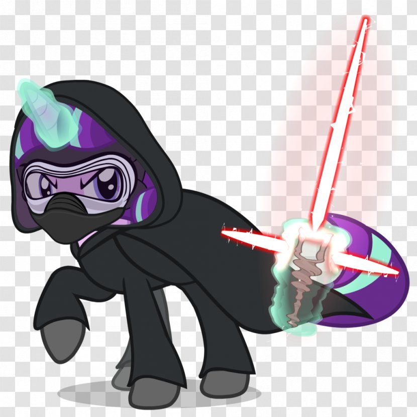My Little Pony Kylo Ren Star Wars Art - Mythical Creature - Starlight Transparent PNG