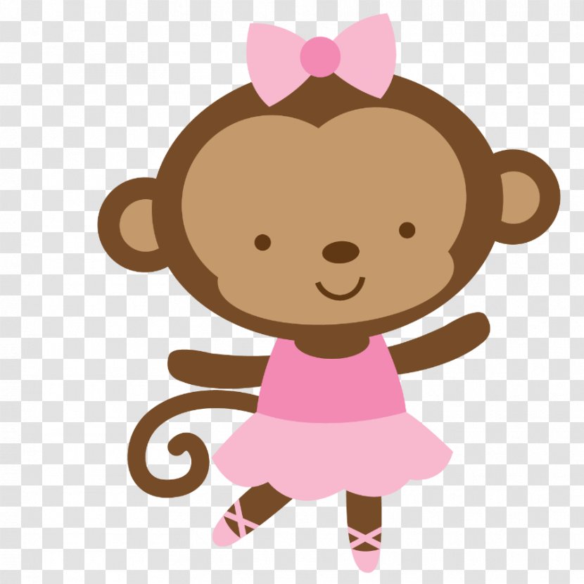 Ballet Dancer Monkey Clip Art - Tree Transparent PNG