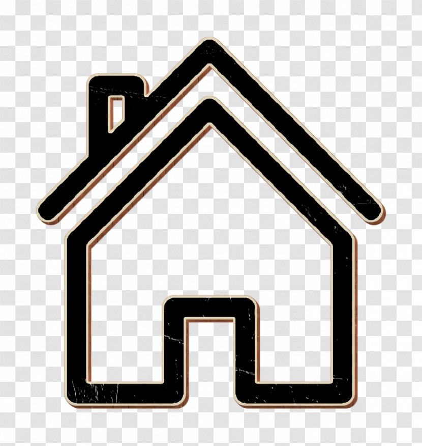 Minimal Interface And Web Icon Buildings Icon House Icon Transparent PNG