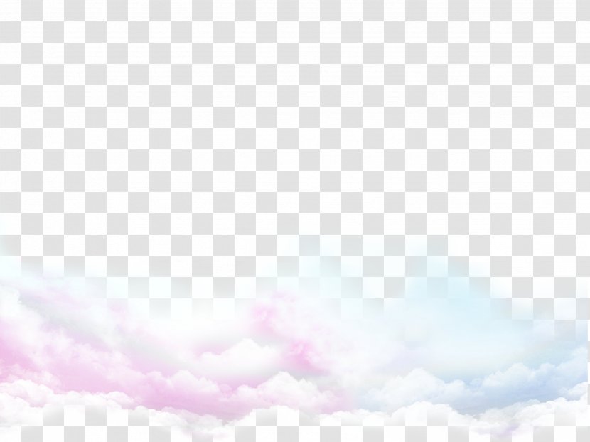 Sky Computer Pattern - Pink - Color Clouds Transparent PNG