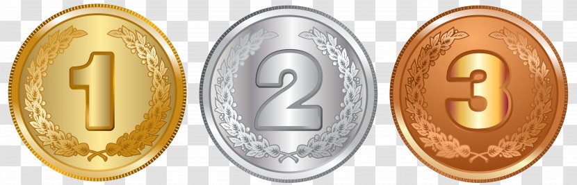 Silver Medal Bronze Gold Clip Art - Trophy - And Medals Transparent Image Transparent PNG