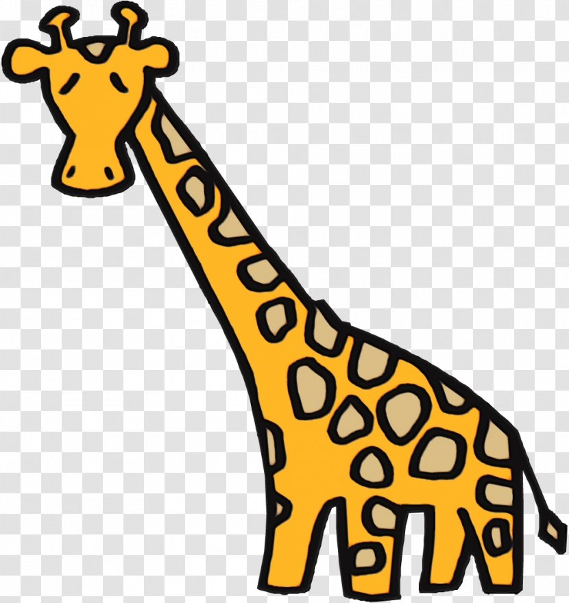 Giraffe Cartoon - Cuteness - Coloring Book Tail Transparent PNG