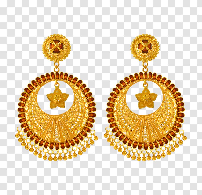 Earring Jewellery Gold P C Chandra Jewellers Transparent PNG