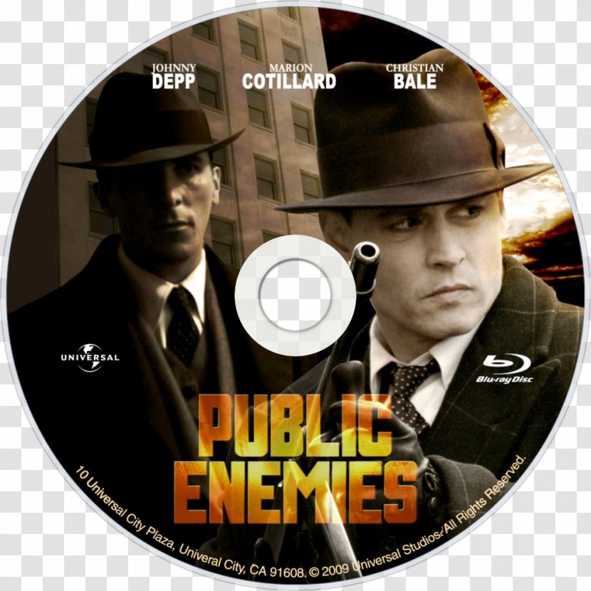 Johnny Depp Public Enemies Action Film Blu-ray Disc - Album Cover - Enemy Transparent PNG