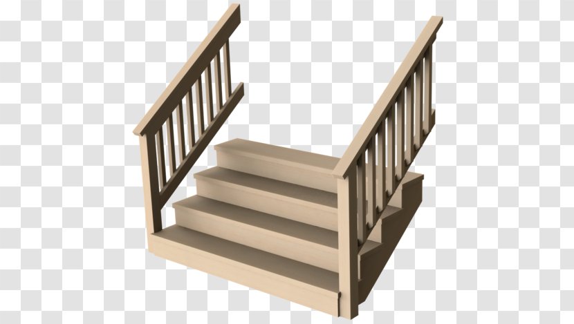 Stairs Porch Deck Architectural Engineering Handrail - Staircase Model Transparent PNG