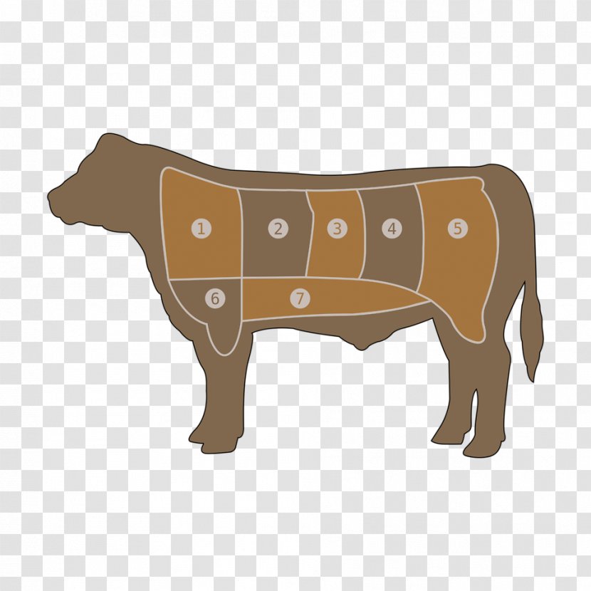 Angus Cattle Beef Roast Hamburger - Like Mammal - Cow Transparent PNG