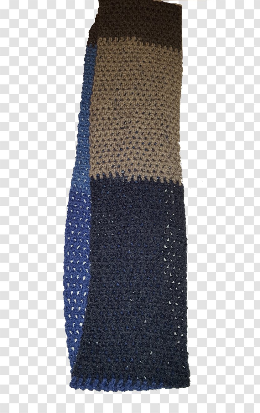 Scarf Crochet Kerchief Afghan Pattern - Blue Transparent PNG
