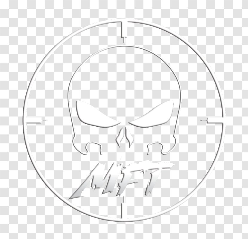 Jaw Headgear Sketch - Black And White - X-force Symbol Transparent PNG