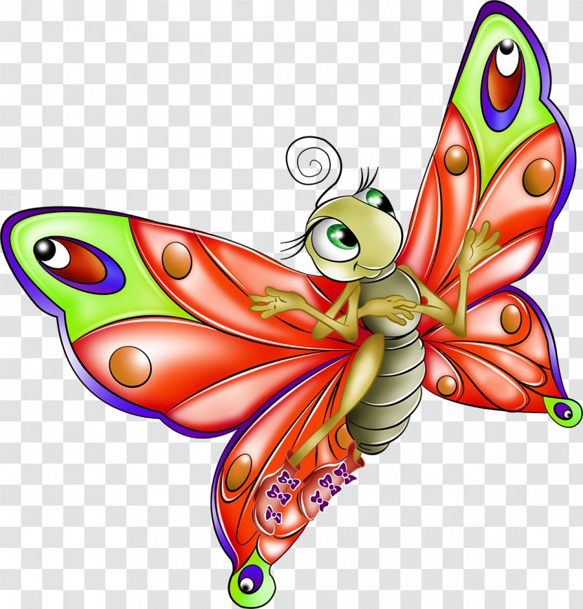 Butterfly Clip Art Insect Drawing Cartoon Transparent PNG