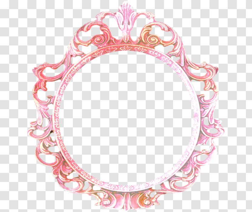 Pink Background Frame - Garden Roses - Jewellery Picture Transparent PNG