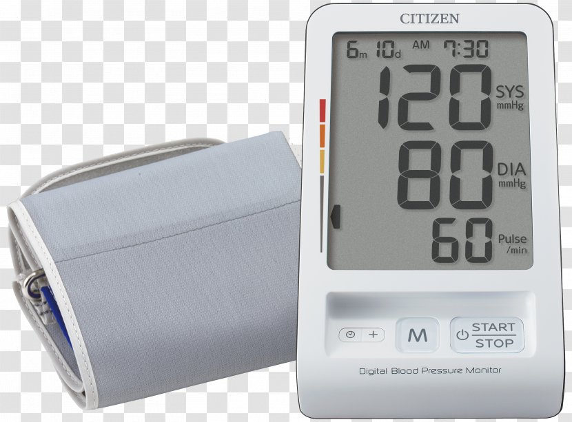 Blood Pressure Sphygmomanometer Arm Indicator - Meter - Monitor Transparent PNG