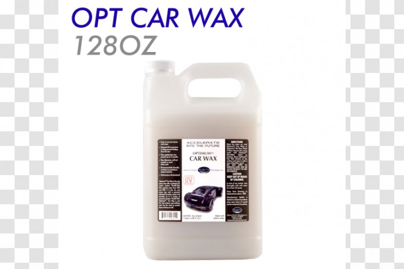 Car Auto Detailing Wax Gallon The Rag Company - Bottle Transparent PNG
