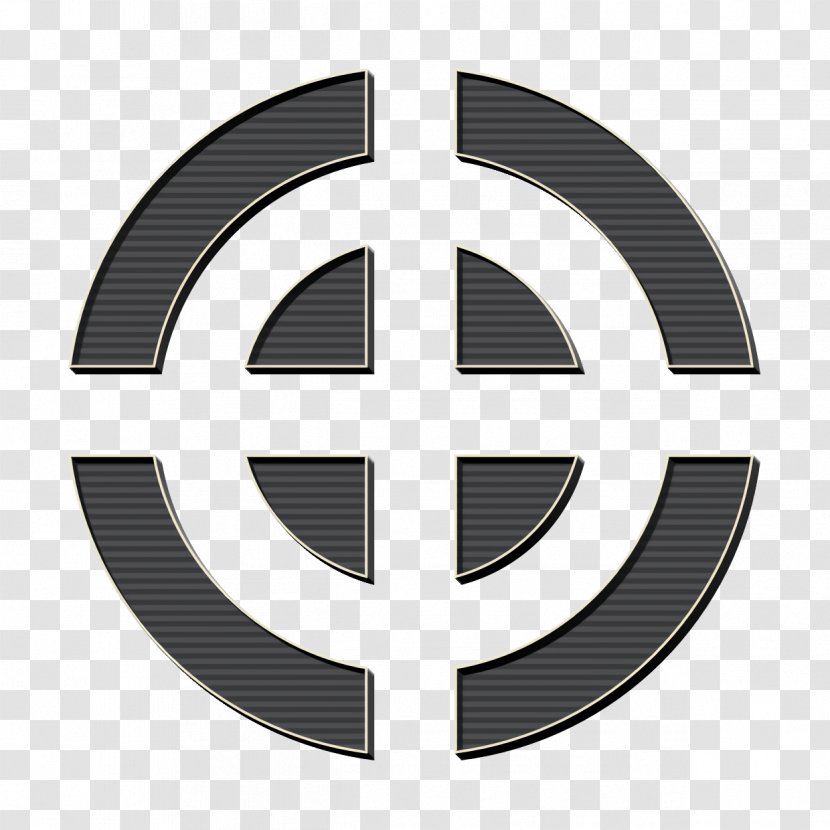 Target Icon - Peace Symbols Cross Transparent PNG