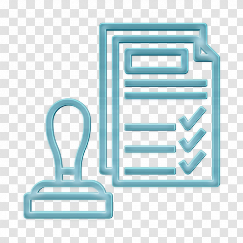 Document Icon Banking And Finance Icon Stamp Icon Transparent PNG