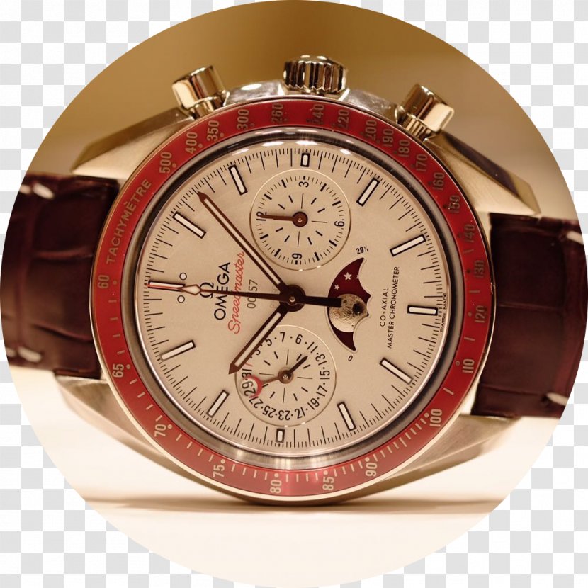 Omega Speedmaster Chronometer Watch SA Strap - Meteorite Transparent PNG