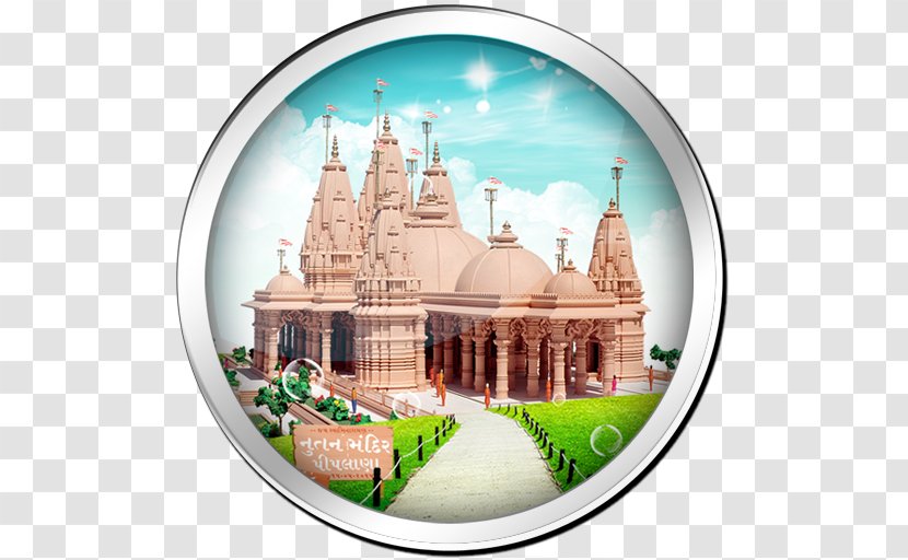 BAPS Shri Swaminarayan Mandir London Hindu Temple Place Of Worship Chained Car's Impossible Tracks 3D Transparent PNG