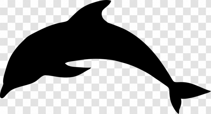 Silhouette Dolphin Clip Art - Jumping Transparent PNG