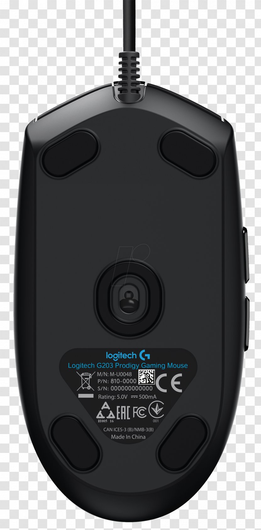 Computer Mouse Logitech G203 Prodigy G102 G15 - Video Game Transparent PNG