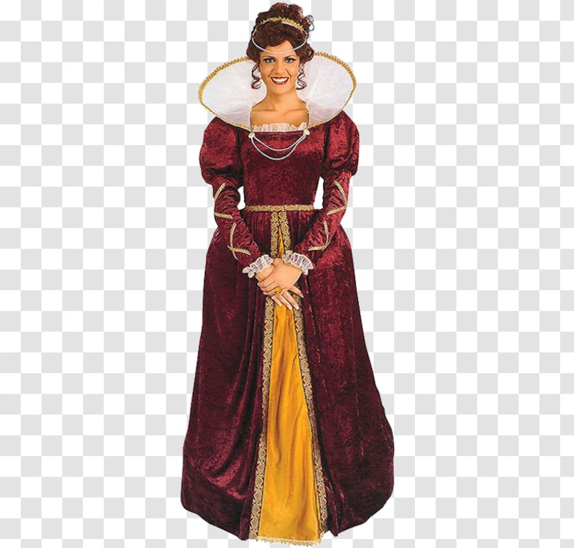 Elizabeth I Of England Elizabeth: The Golden Age Halloween Costume Clothing - Middle Ages - Dress Transparent PNG
