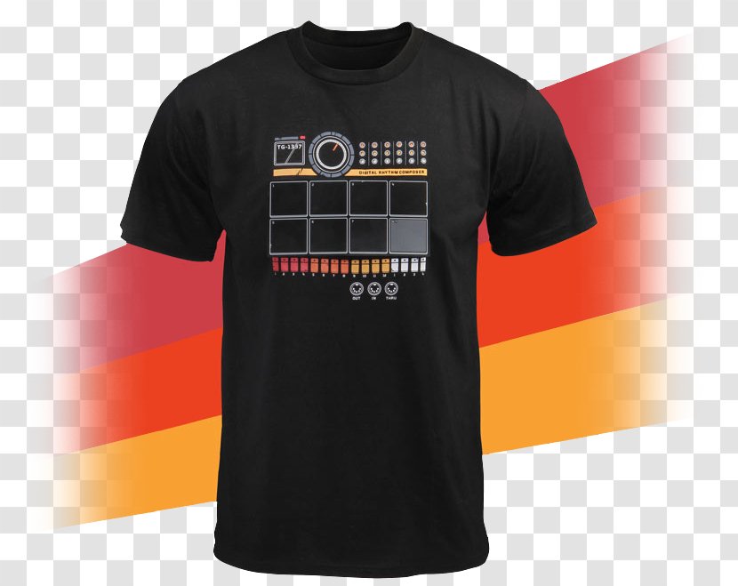 T-shirt Drum Machine Electronic Drums - Heart Transparent PNG