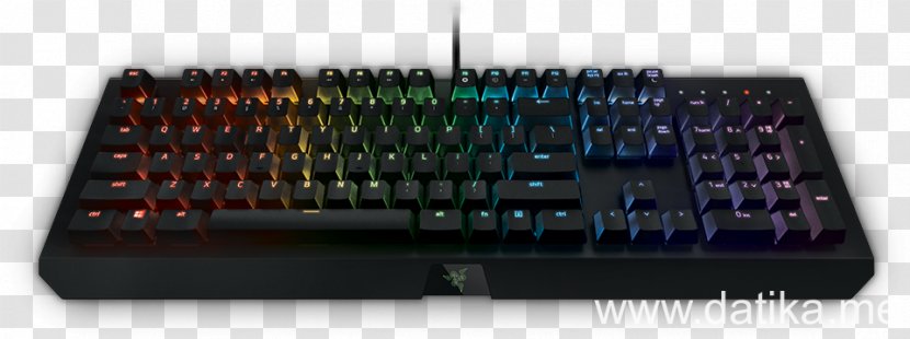 Computer Keyboard Razer BlackWidow X Chroma Mouse Inc. Gaming Keypad - Electronic Instrument Transparent PNG