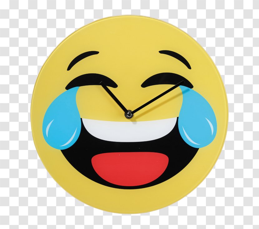 Emoticon Clock Laughter Smiley Wall - Bedroom Transparent PNG