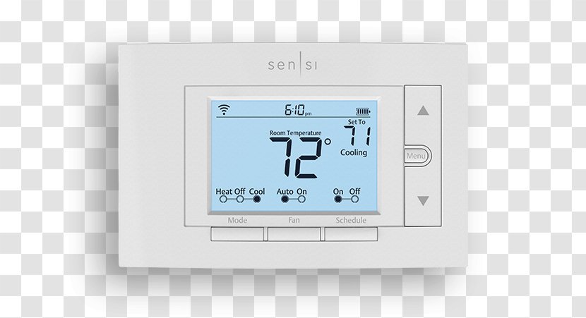 Emerson Sensi ST55 Programmable Thermostat Smart - Electronics - Hvac Transparent PNG