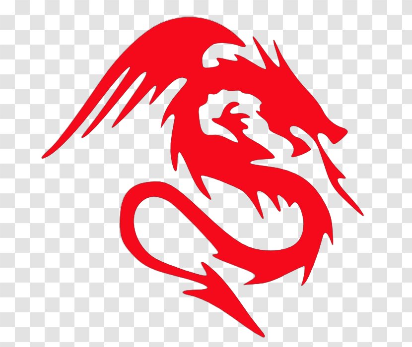 White Dragon Black And Clip Art - Point - Curly Red Spit Fire Creative Transparent PNG