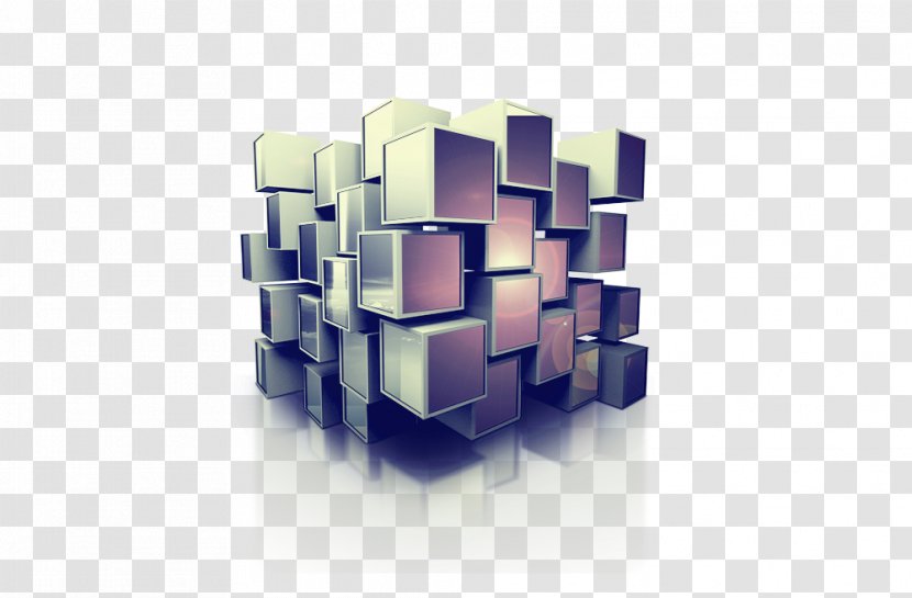 Rubiks Cube Business Company - Service - Creative Three-dimensional Transparent PNG