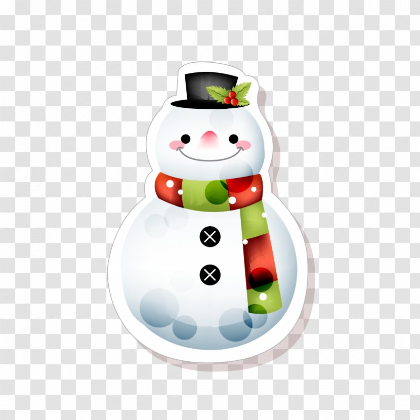 Snowman Icon - Pattern Transparent PNG