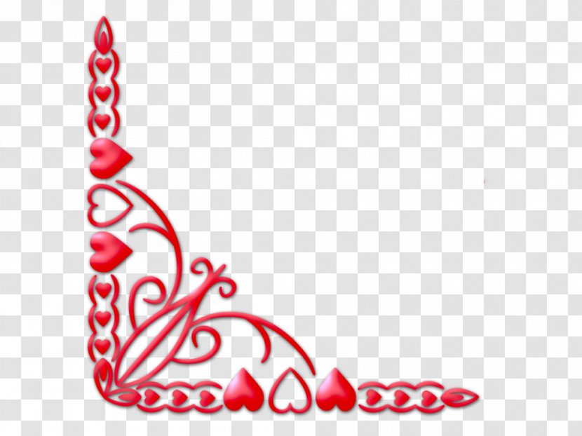 Valentines Day Heart Clip Art - Blog - Valentine Corner Cliparts Transparent PNG