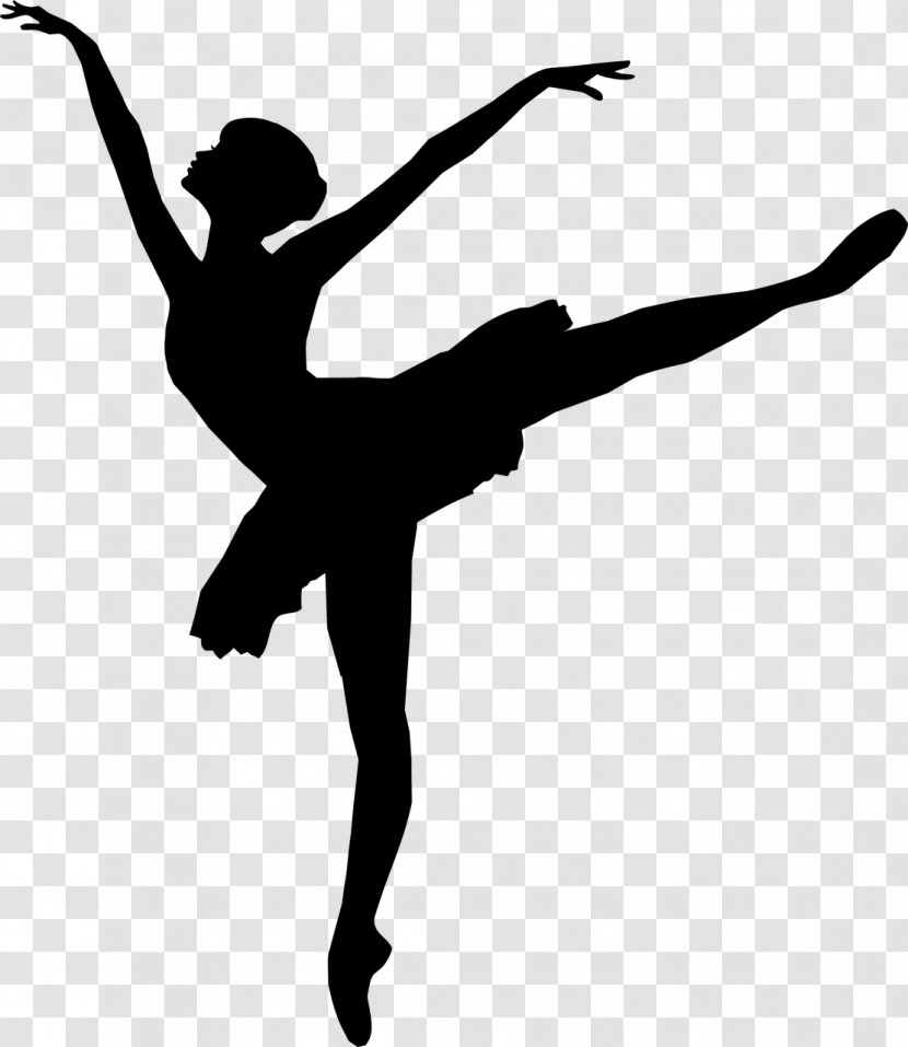 Ballet Dancer Silhouette - Cartoon Transparent PNG