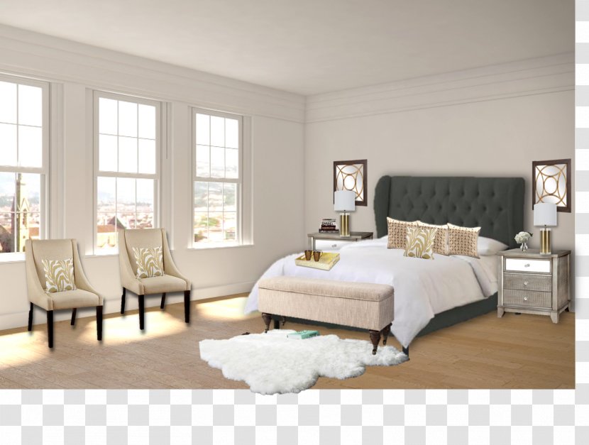 Bed Frame Window Treatment Living Room Bedroom Mattress - Interior Design - Onlookers Envy Their Roommates Transparent PNG