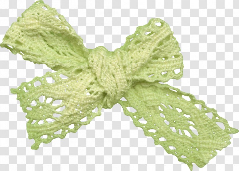 Lace Ribbon Pin Clip Art - Moths And Butterflies - Green Woolen Bow Transparent PNG