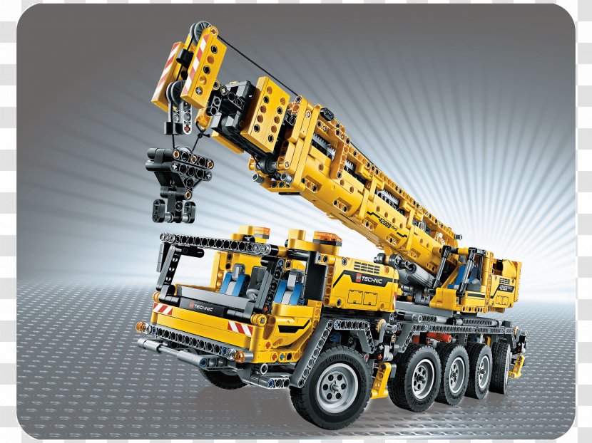 Lego Technic Toy Pneumatics Mobile Crane Transparent PNG