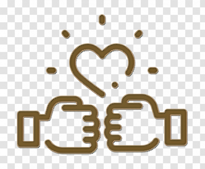 Handshake Icon Friendship Icon Heart Icon Transparent PNG