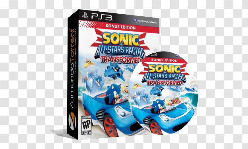 Sonic & Sega All-Stars Racing Transformed Video Game PlayStation 3 Computer Software - Brand - Playstation Transparent PNG