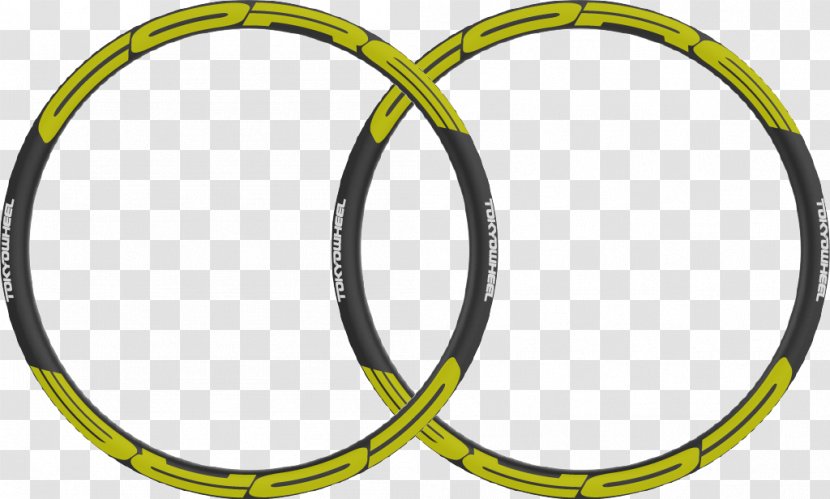 Bicycle Wheels Ground Rim - Wheel - Yellow Core Transparent PNG
