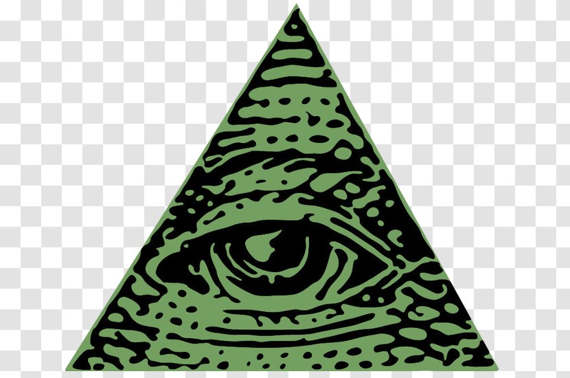 Eye Of Providence Illuminati Freemasonry Triangle Secret Society - Cartoon Transparent PNG