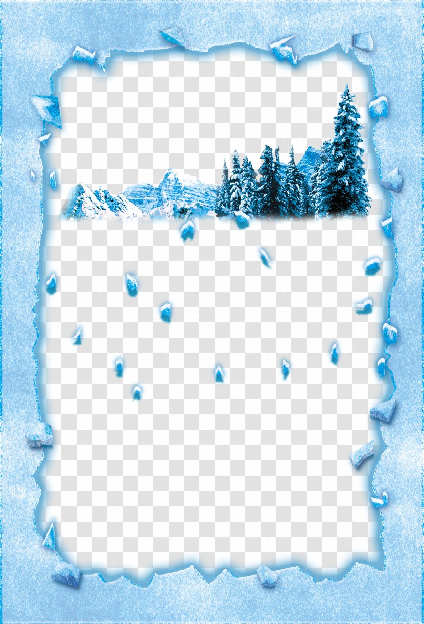 Download Party - Designer - Winter Blue Carnival Transparent PNG