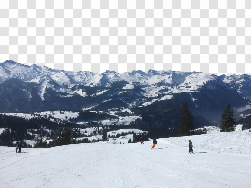 Alps Winter Alpine Skiing Snow - Geological Phenomenon - Mountain At The Foot Of Ski Resort Transparent PNG